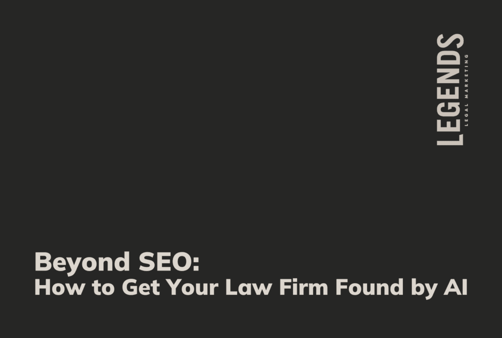 Law Firm Found by AI - legends legal marketing